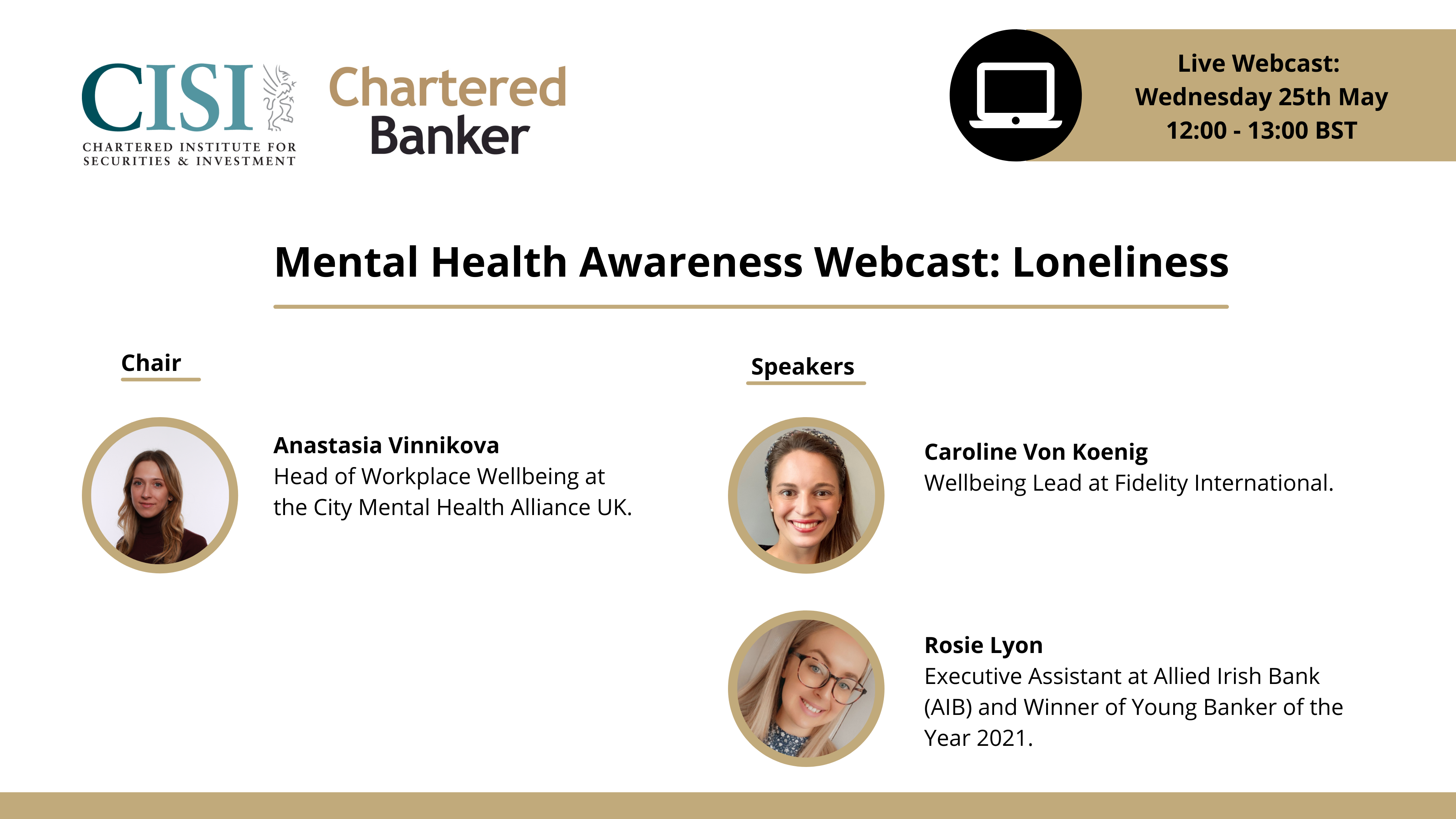 Mental Health Awareness Webcast: Loneliness